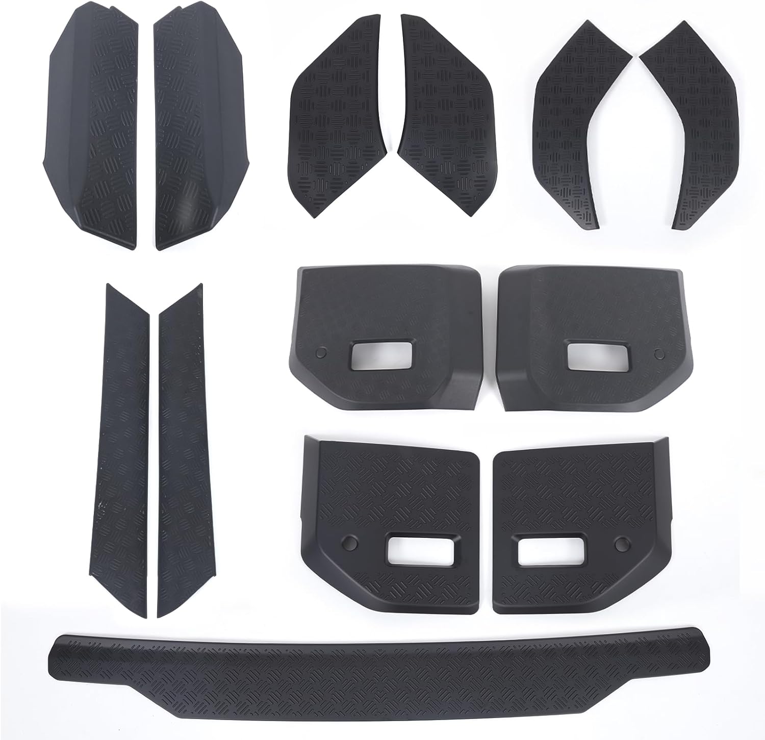 Car Body Corner Guards Anti-Scratch Cover Compatible with Toyota Land Cruiser 250 Prado J250 LC250 2024 2025 Fog Light Tailgate Wrap Angle Protection Kit,Car Body Guard Molding Accessories,13PCS
