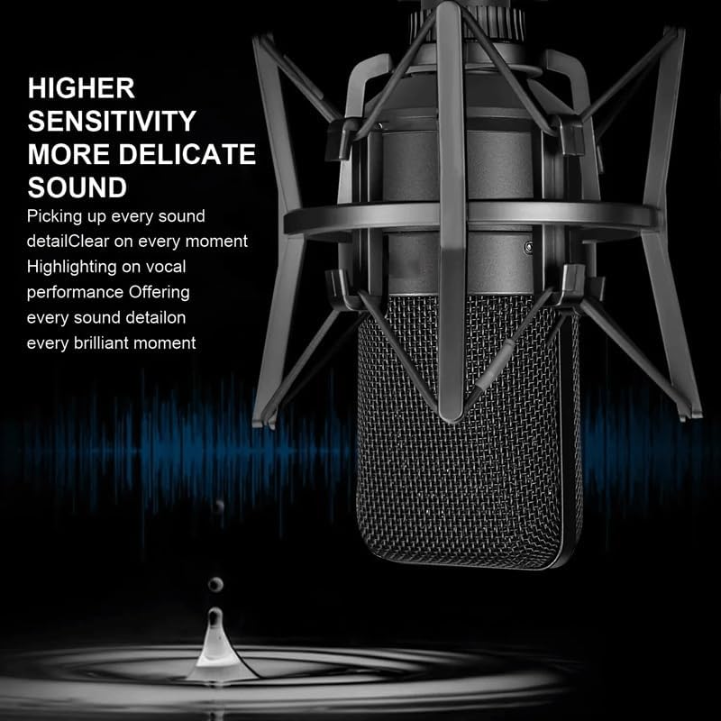 Condenser Microphone Professional Mic for Recording Podcasting Voice Over Streaming Home Studio (Color : D, Size : 26mm) (D 36mm) (D 26mm)