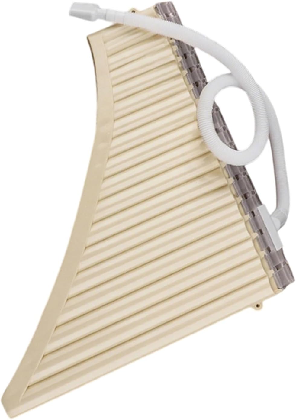 25 Pipe C Key Pan Flute Sliding Mouthpiece Pan Flute Woodwind Instrument 16 18 Tubes Resin Material(18 beige)