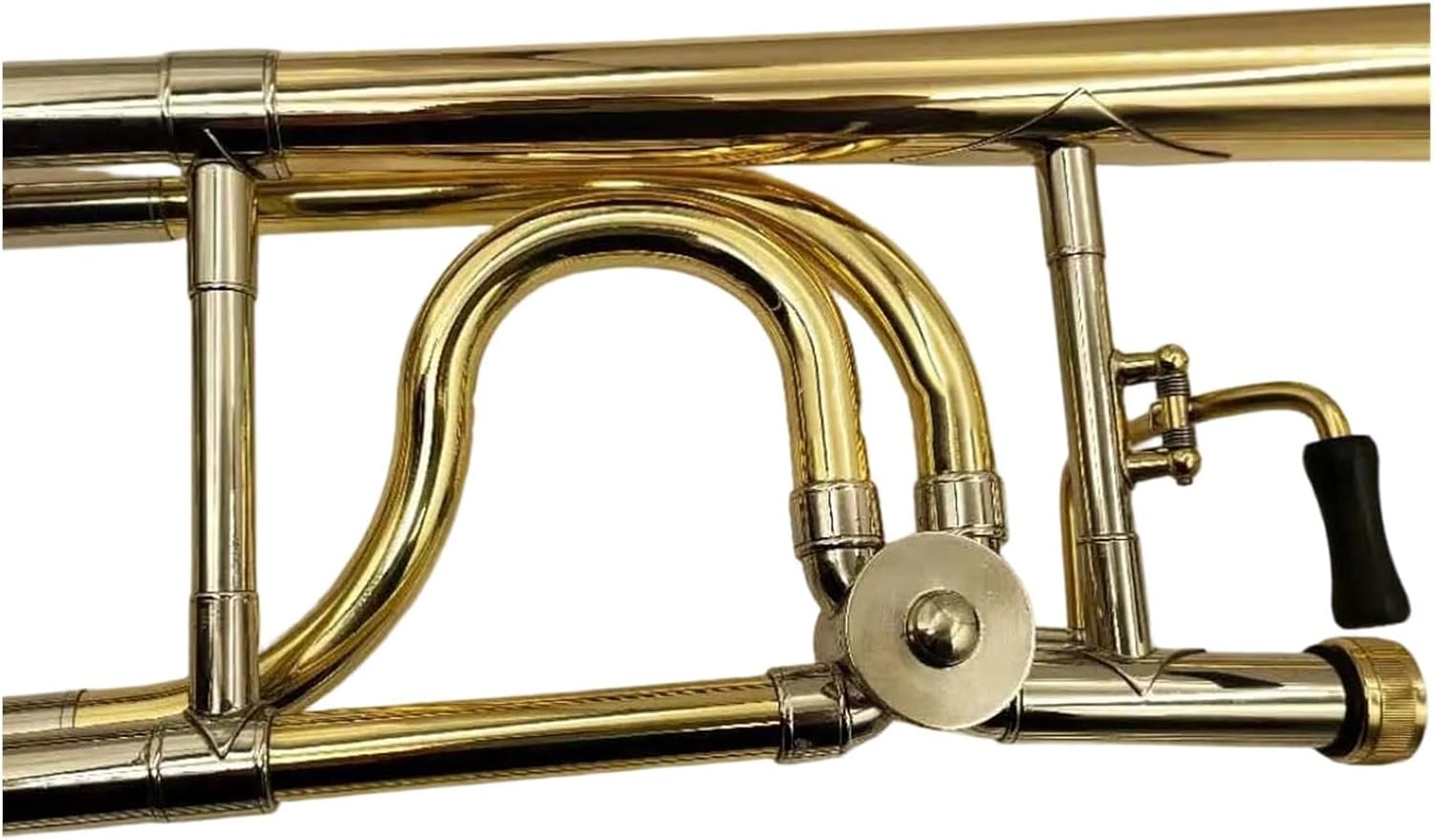 Adult Trombone Instrument Bb/F Trombone Gold Brass Professional Instrument With Case And Mouthpiece