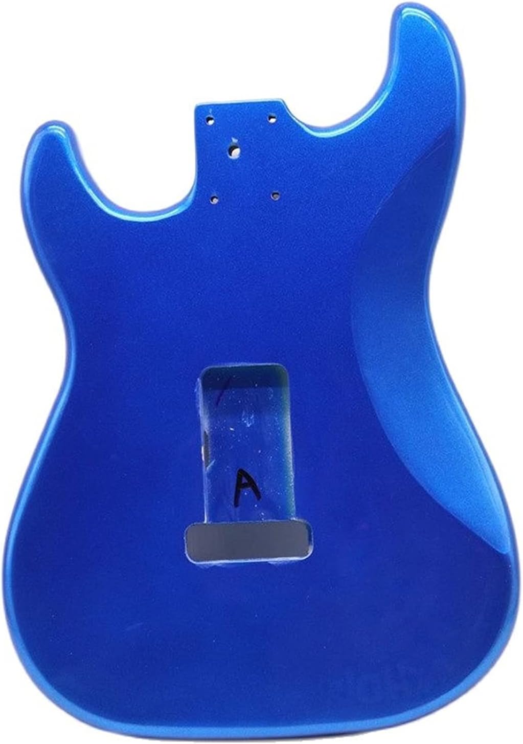 Unfinished Guitar Kit Poplar Wood ST Electric Guitar Body Metallic Blue Guitar Barrel Guitar Accessories Guitar Parts Handmade ​Guitar Body
