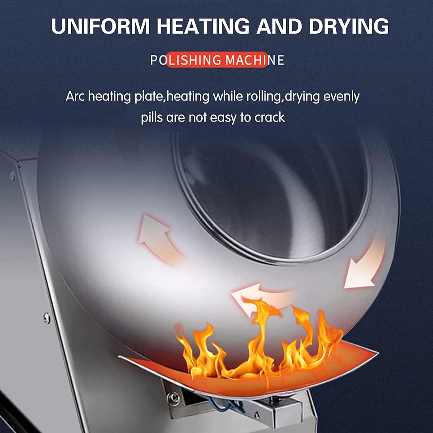 Sugar Coating Machine, Small Commercial Mini Chocolate Panning Machine, Sugar Coating Pan Table Top Small Commercial Mini Chocolate Panning Machine,220V