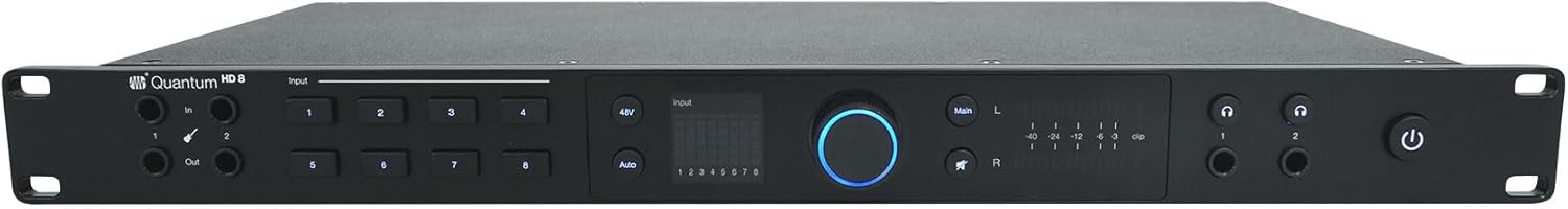 Audiosavings Bundle: (1) Presonus Quantum HD8 USB-C Audio Recording Interface Bundle with (1) AKG K701 Professional Premium Open-Back Studio Recording Reference Headphones (2 Items)