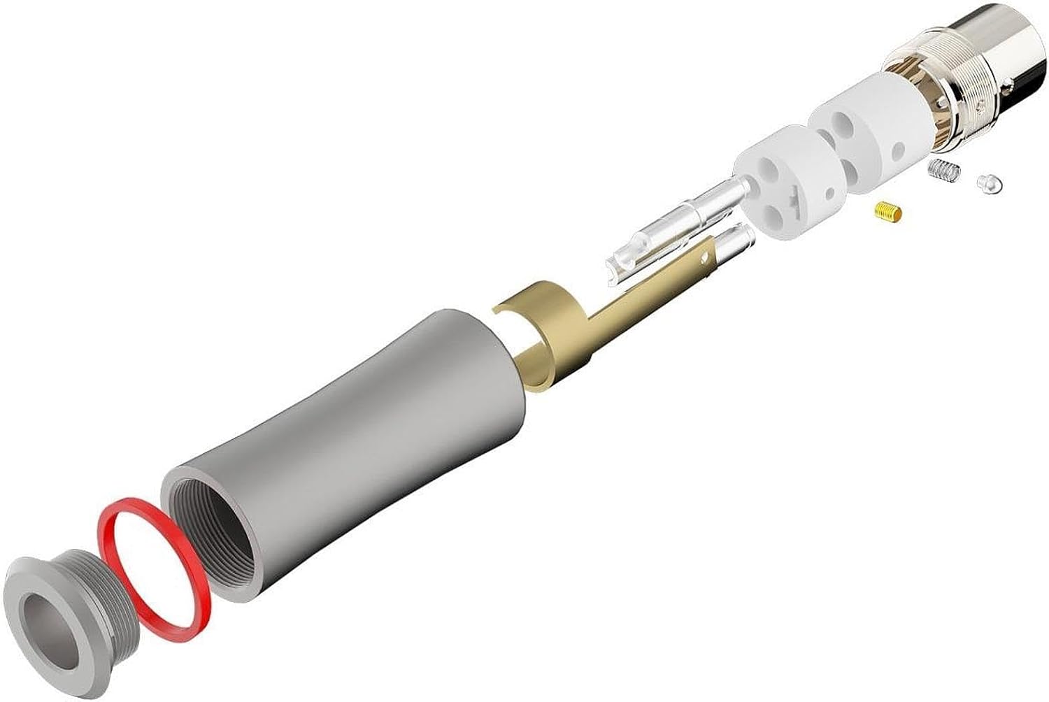 3 Pin XLR Connector Microphone Cable Coupler for Mixer Studio Setup, Male