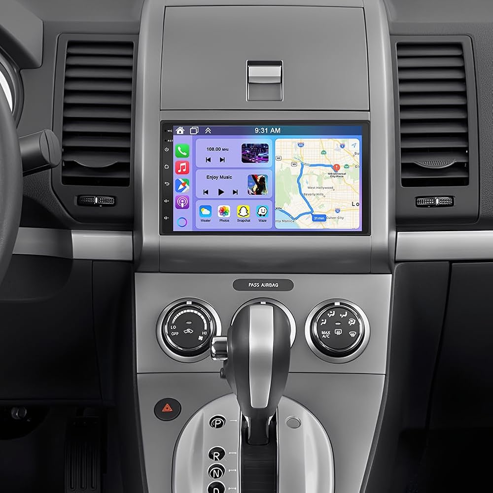 Android 13 Double Din Car Stereo Radio for 2007-2012 Nissan Sentra 7