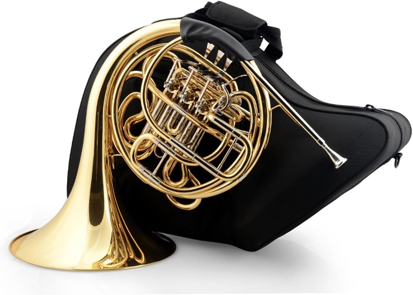 4 Key French Horn Adult Double Row French Horn F Flat B Tone Gold Plated Nickel White Copper Pitch Changer