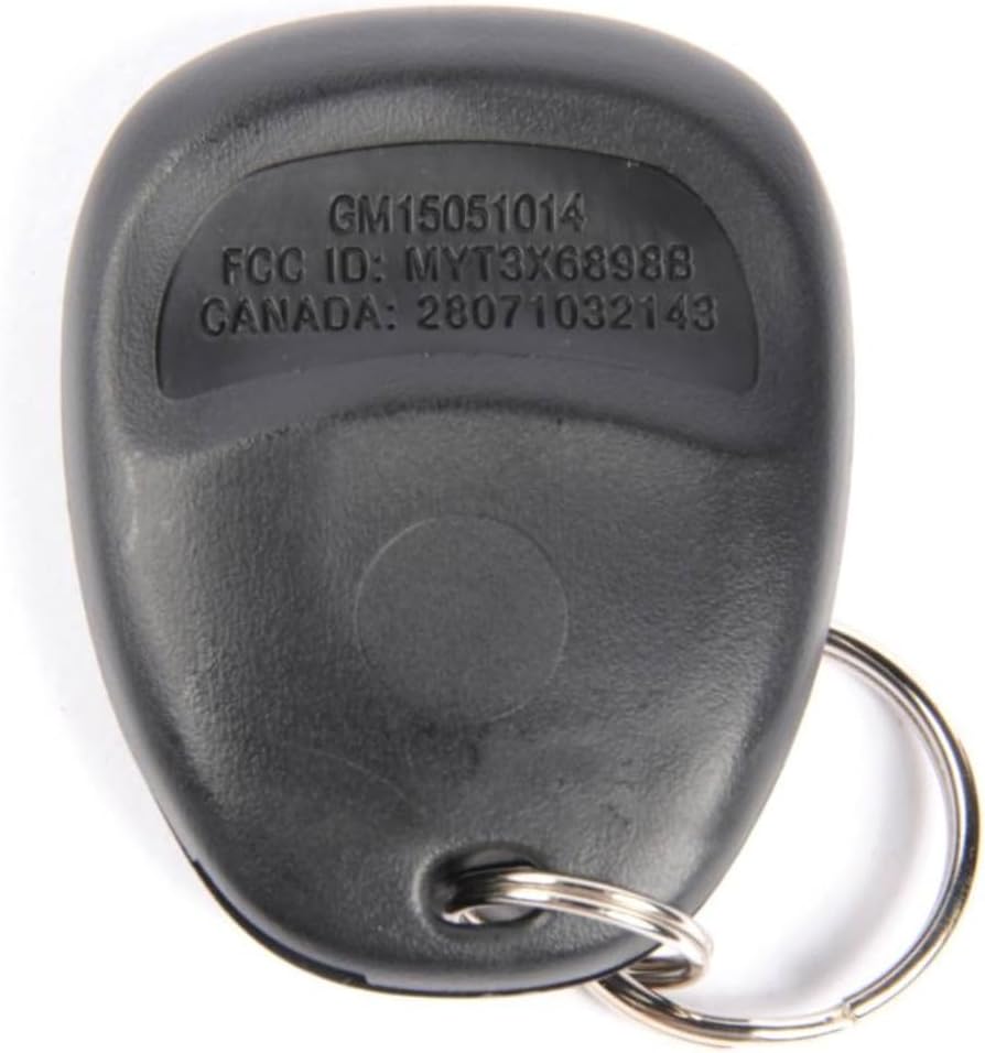 KarParts360 for Buick Rainier 2004 2005 2006 2007 Keyless Entry Remote Key Fob | Black | 3 Button | Replacement for 15051014