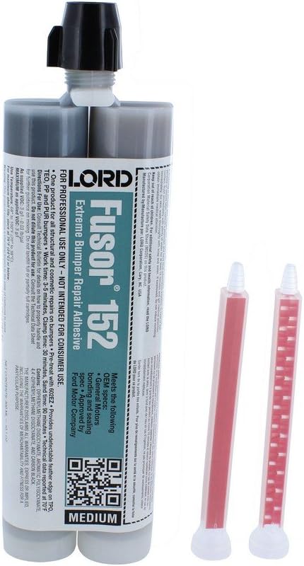 LORD FUS-152 Plastic Repair Adhesive, Medium, 10.1 Oz.