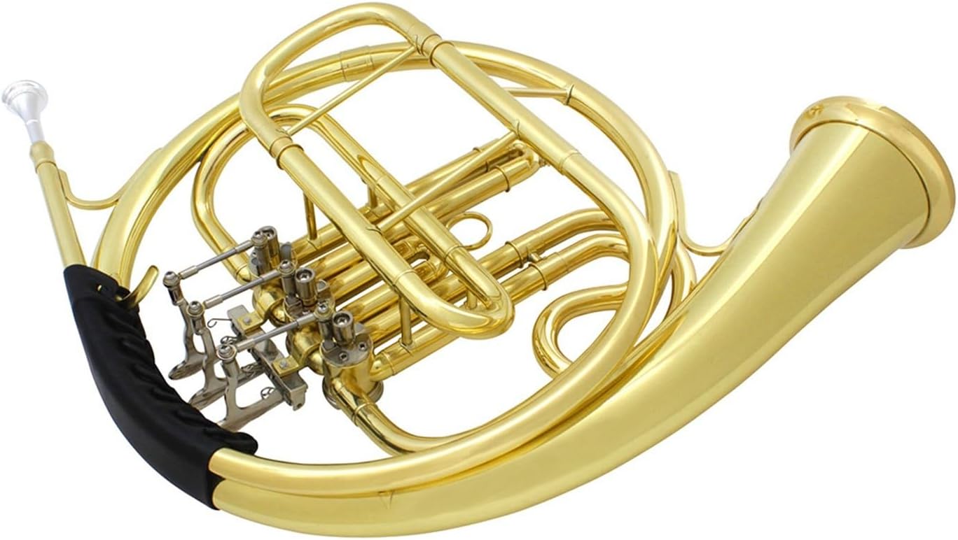 B flat 3 key French horn single row split brass instrument