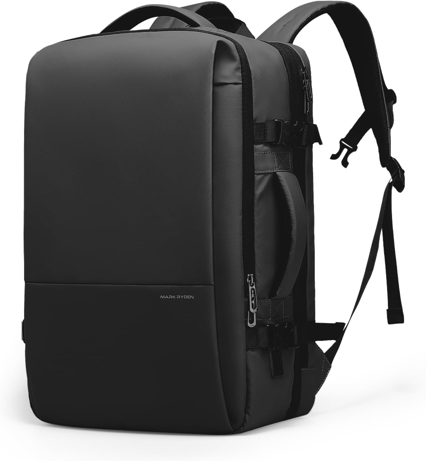 MARK RYDEN Business Backpack for Men, 30L Water Resistant Laptop Backpack with USB Charging Port, Fits 17.3 Inch Notebook, Anti-Theft Travel Backpack for Work, College, Commuting (Classic Black)