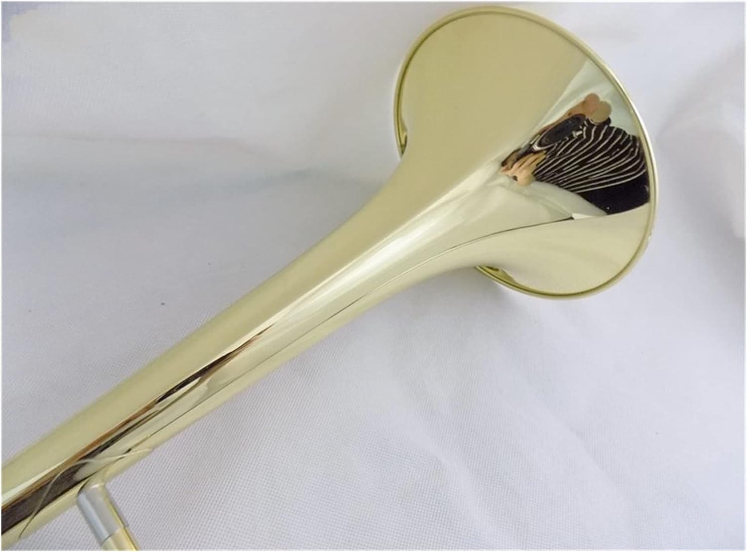 Student Trombone C Key Piston Trombone with Case Mouthpiece Yellow Brass Trombon Lacquer Musical Instruments Trombone Kit
