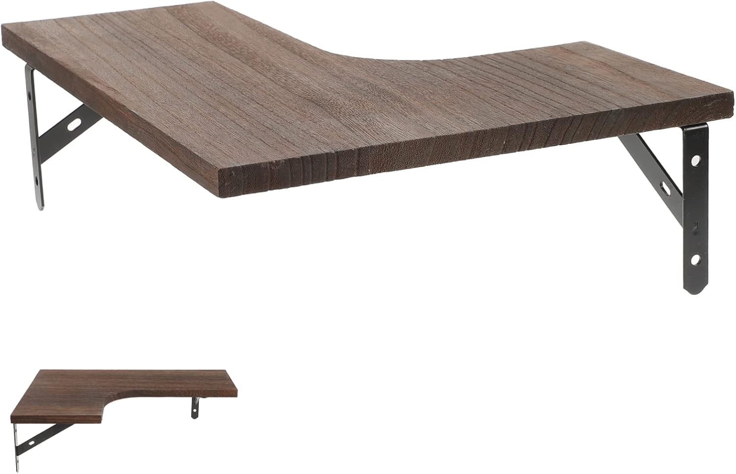 Angoily Wooden Corner Storage Rack for Bathroom and Kitchen Multi-Purpose Organizer Wall-Mounted Design Elegant and Space-Saving for Home Decor and Storage Needs