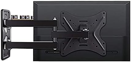 TV Wall BracketUniversal TV Wall Mount Bracket with Telescopic Rotating Feature Black TV Accessories for All TV Sizes