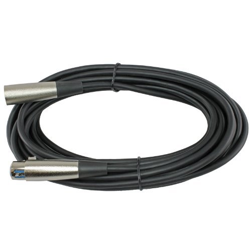 10 Pack 25 Foot 3pin XLR Male to Female Pro Audio Mic Microphone Audio Cable