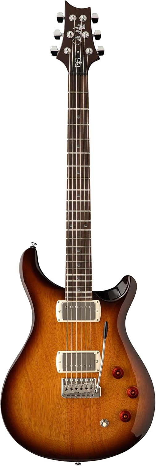 PRS SE DGT Standard with Moons, Vintage Cherry