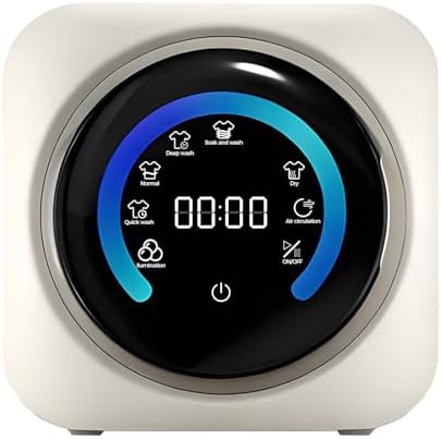 2 in 1 Mini Portable Washer & Dryer Combo - 3.5L Front Drum Washing Machine, 0.3kg Capacity for Dorms & Travel - Compact, Lightweight, Ideal for Small Spaces