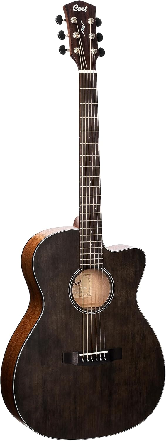 Cort Core Series Solid Spruce Top Acoustic Electric Guitar w/Case (COREOCOPTB)