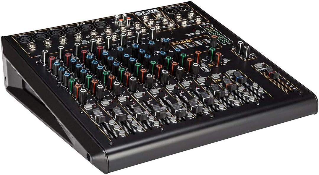 RCF F-12XR 12-Channel Mixing Console With Multi-Fx & Recording