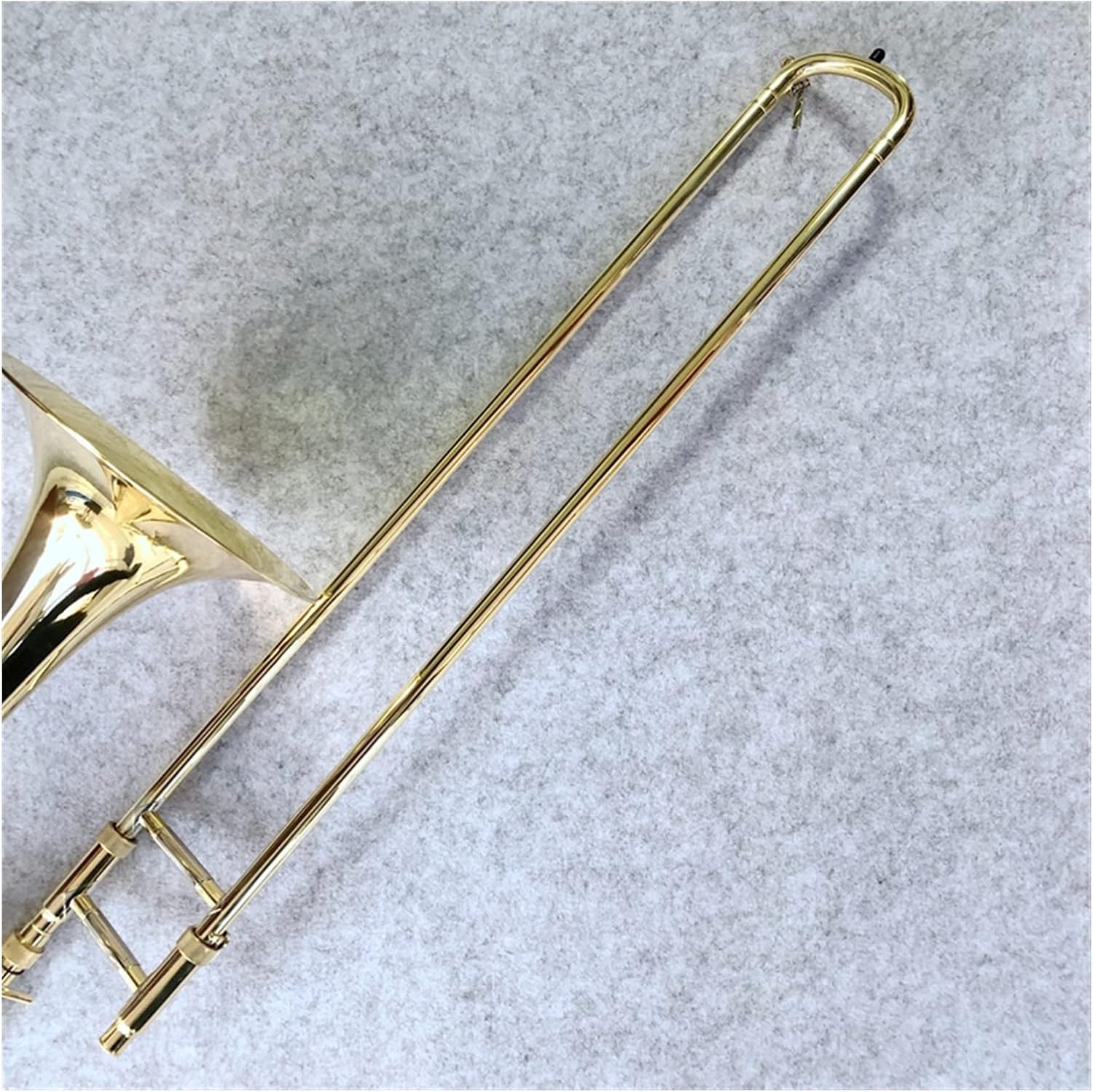 FLFL Student Trombone Bb-F# Tune Tenor Trombone Gold Lacquer Bb Trombone Musical Instrument