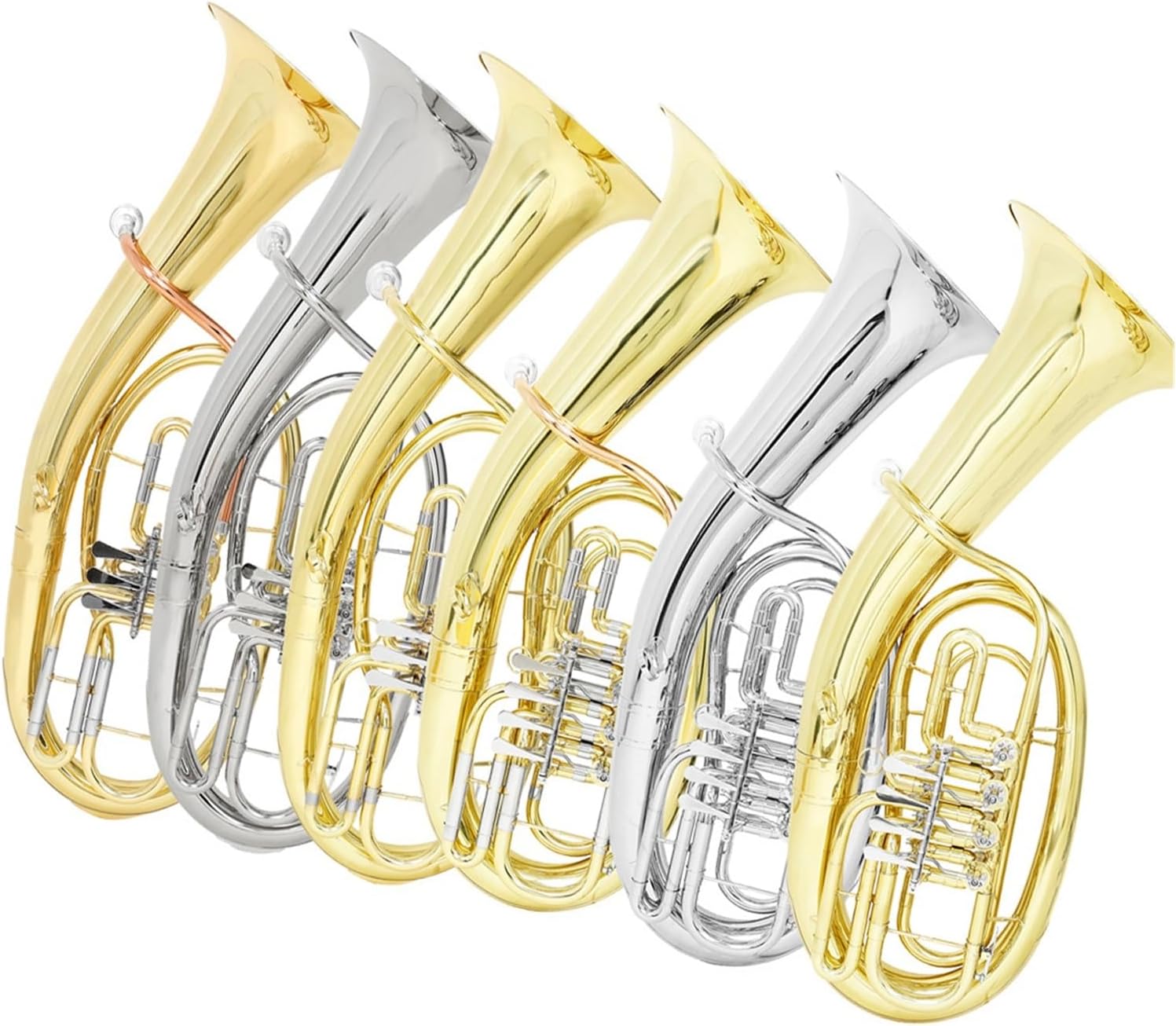 Brass Or Phosphor Bronze B Flat Tenor Euphonium Three Key Instrument Euphonium All-brass Instrument(1)