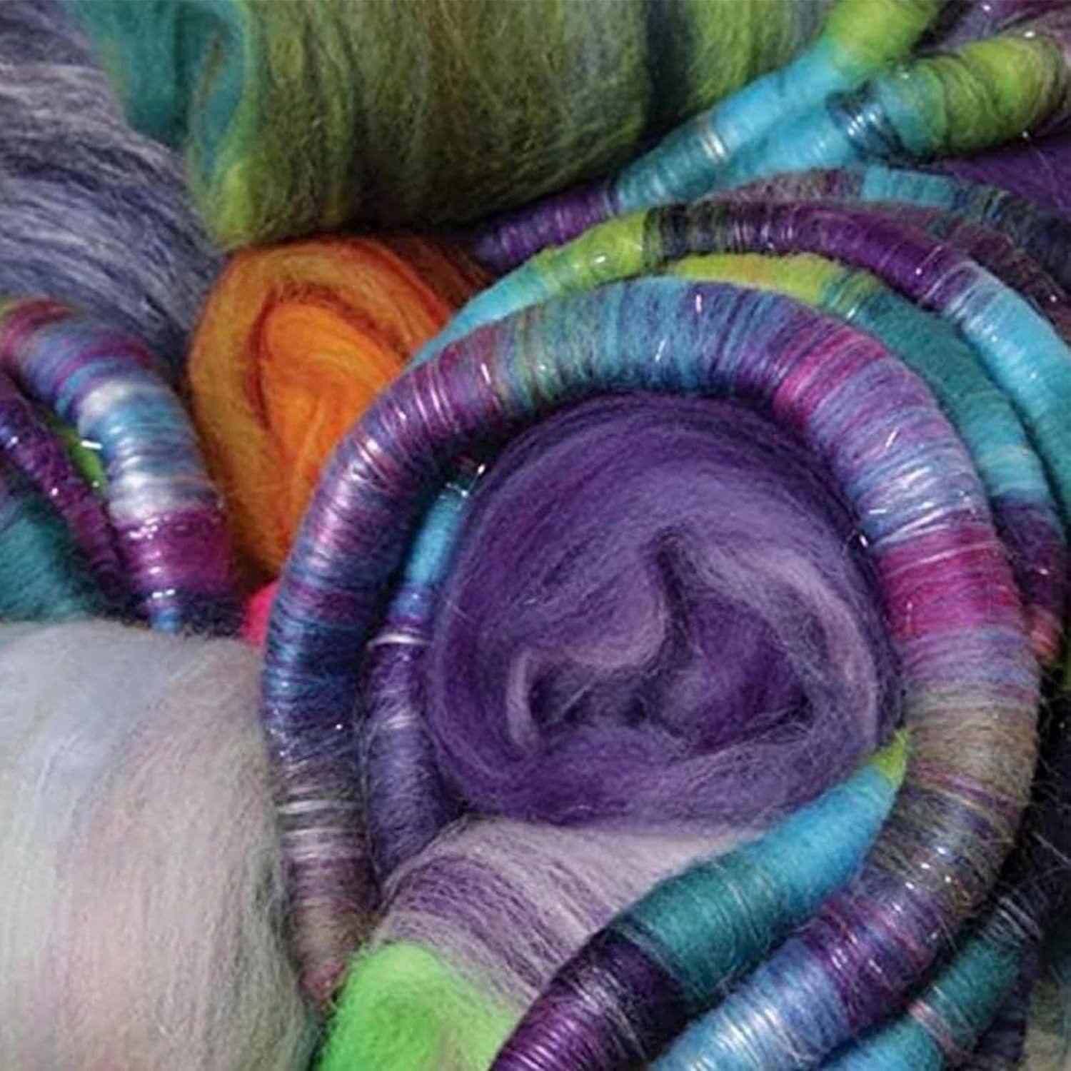 DIY Manual Wool Felt Machine with Roller Fiber Blending Board for Wool Blending 45 * 43 * 25 cm Nylon Bearing Mix Color Wool Fiber Drum Carding Machine