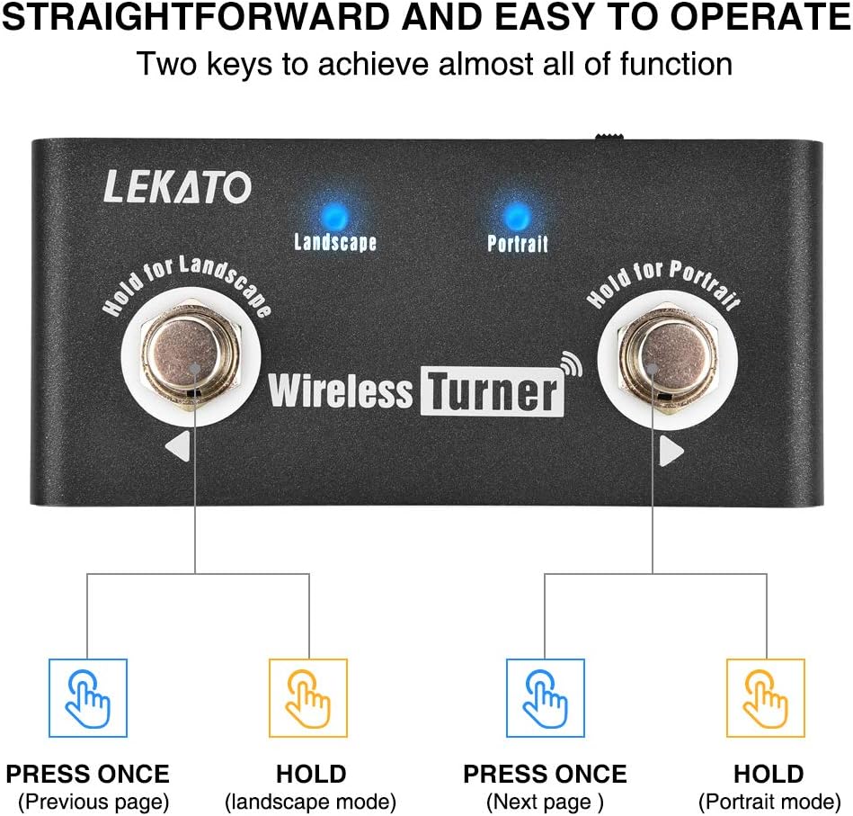 LEKATO Guitar Effect Pedal with External Pedal for Guitar Looper Pedal Tuner Switching, Function Loop Station Loops 9 Loops 40 minutes Record Time, Perfect Collection for Electric Guitar Bass