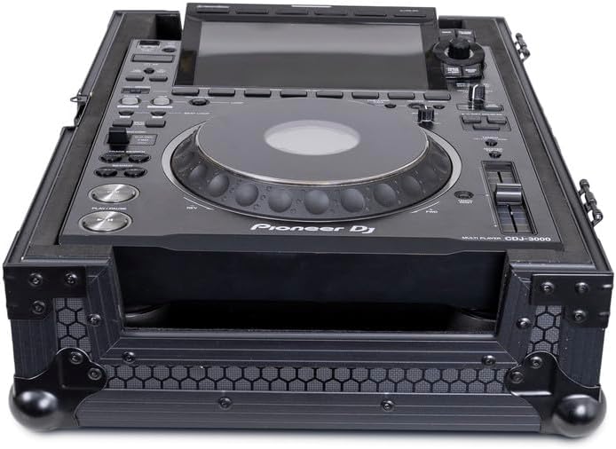 Headliner Pitch Black CDJ/DJM Flight Case Compatible with Most Standard Media Players and Club Mixers