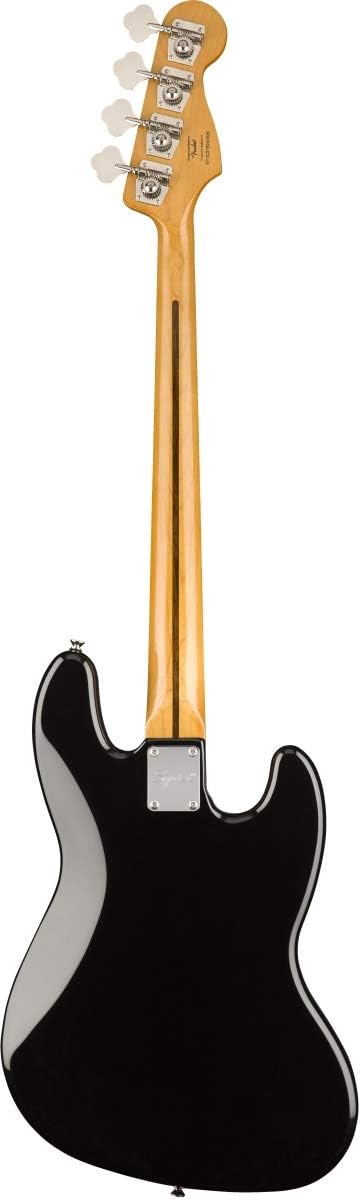 Squier Classic Vibe 70s Jazz Bass, Black, Left-Handed, Maple Fingerboard