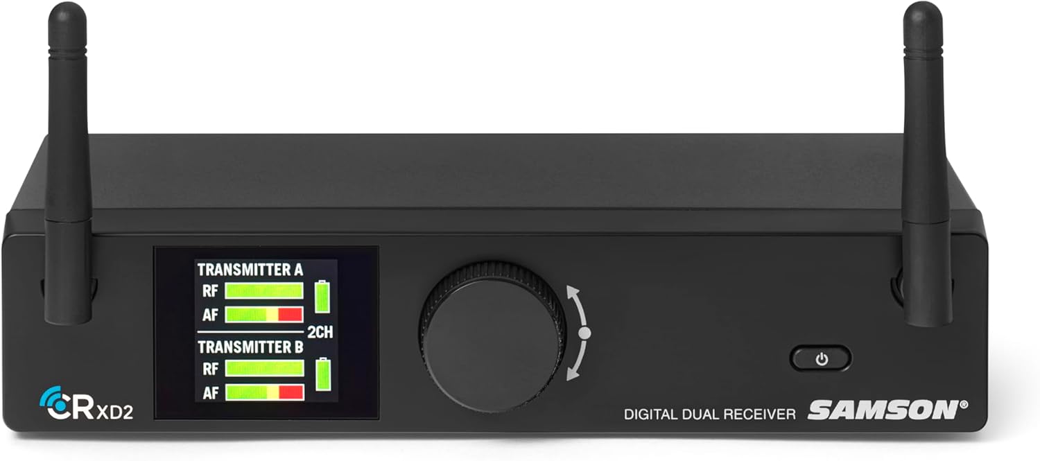 SAMSON Concert XD2 Dual Presentation Wireless Microphone System Lavaliere