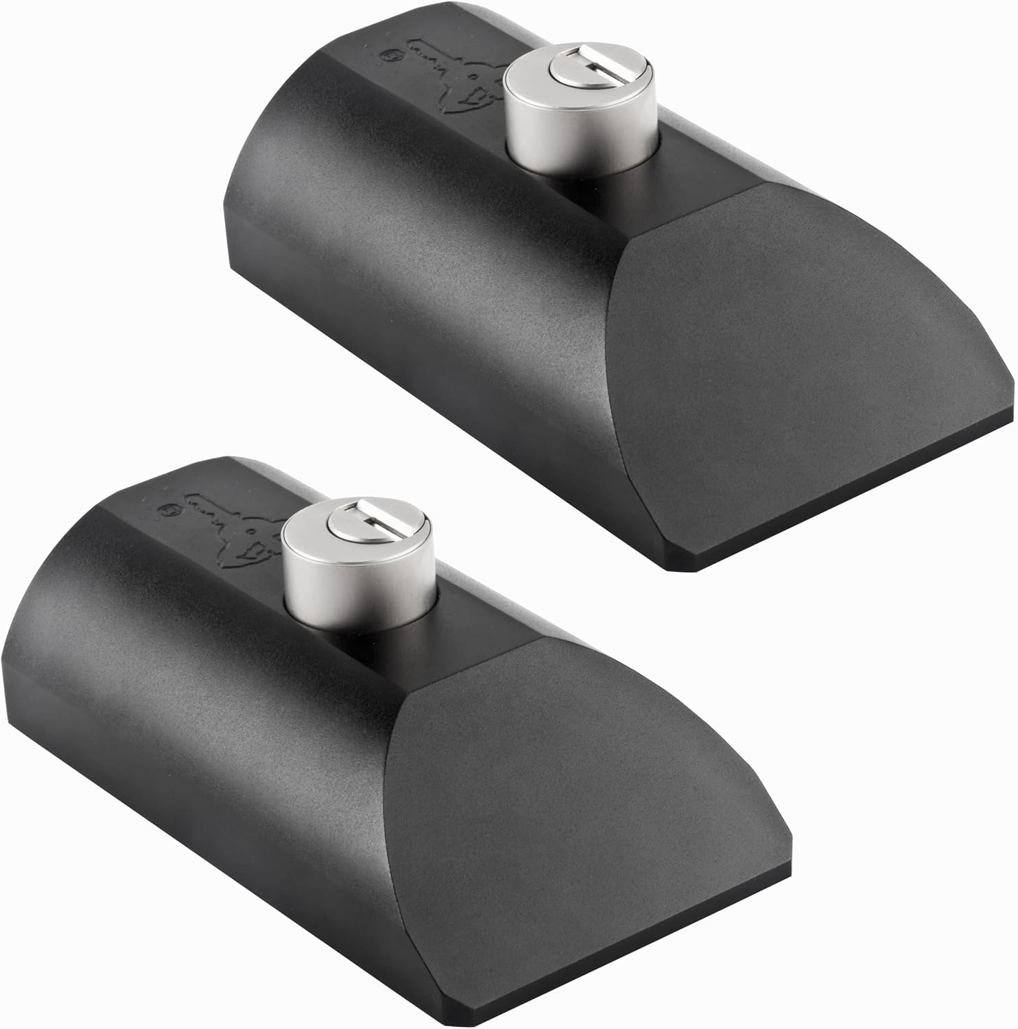 MUL-T-LOCK MVP1000 Double Heavy Duty Commercial Vehicle Lock Manual Lock PushLock, Black