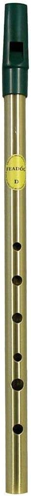 Feadóg Brass Traditional Irish Whistles, Key of D Made in Ireland