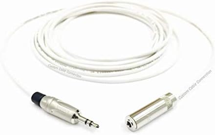 100 Foot Plenum CL3P 3.5mm (1/8 inch) Stereo Audio Extension Cable Male to Female by Custom Cable Connection