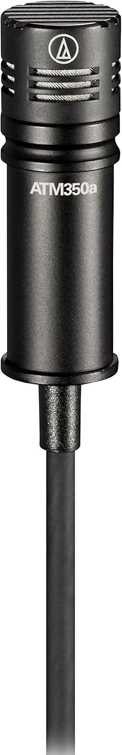 Audio-Technica Cardioid Condenser Microphone Cardioid Condenser Instrument Microphone (ATM350D)