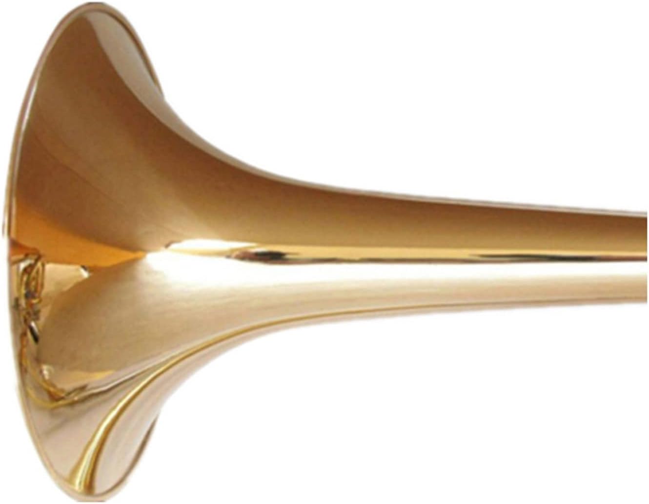 FLFL Student Trombone B-Flat Bass Tone Sandhi Trombone Lacquered Gold B-Flat Phosphor Bronze Horn Musical Instrument