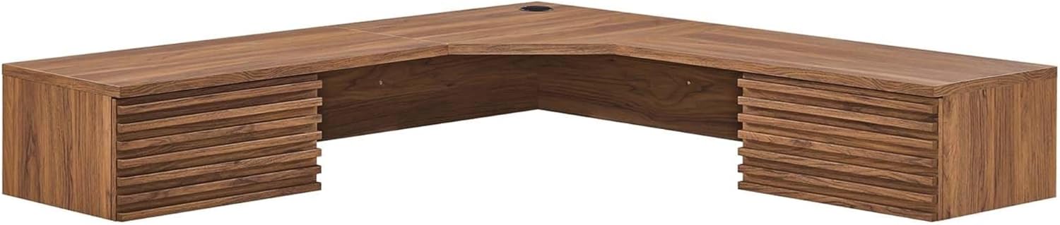 EEI-6181-WAL Render Wall Mount Corner Office Desk, Walnut