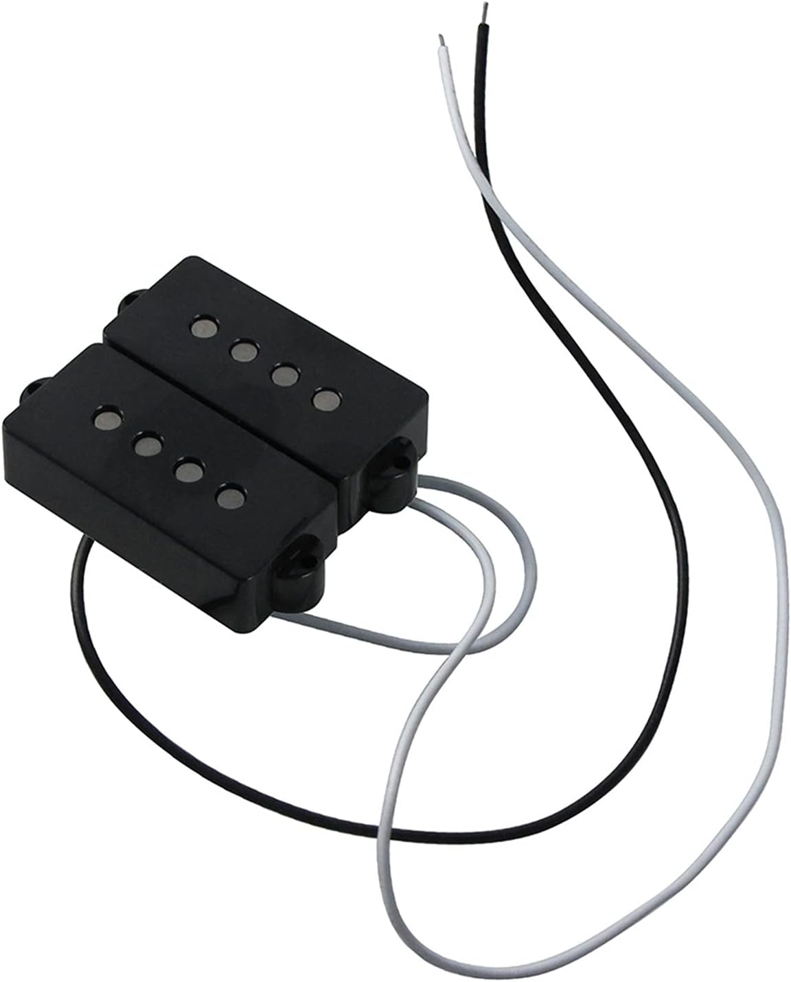 Guitar humbucker Pickup Vintage Alnico 5 Humbucker Pickup PB P Bass Pickup Black Open Style for 4 String P Bass Guitar Parts Replacement