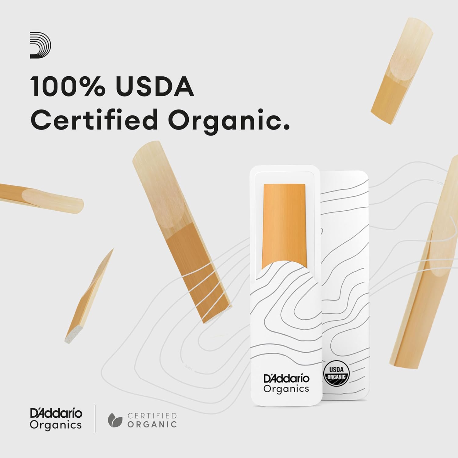 D'Addario Woodwinds Royal Saxophone Reeds - Alto Sax Reeds with Strong Spine - Alto Saxophone Reeds Great for Classical or Jazz - Strength 3.0, 25-pack