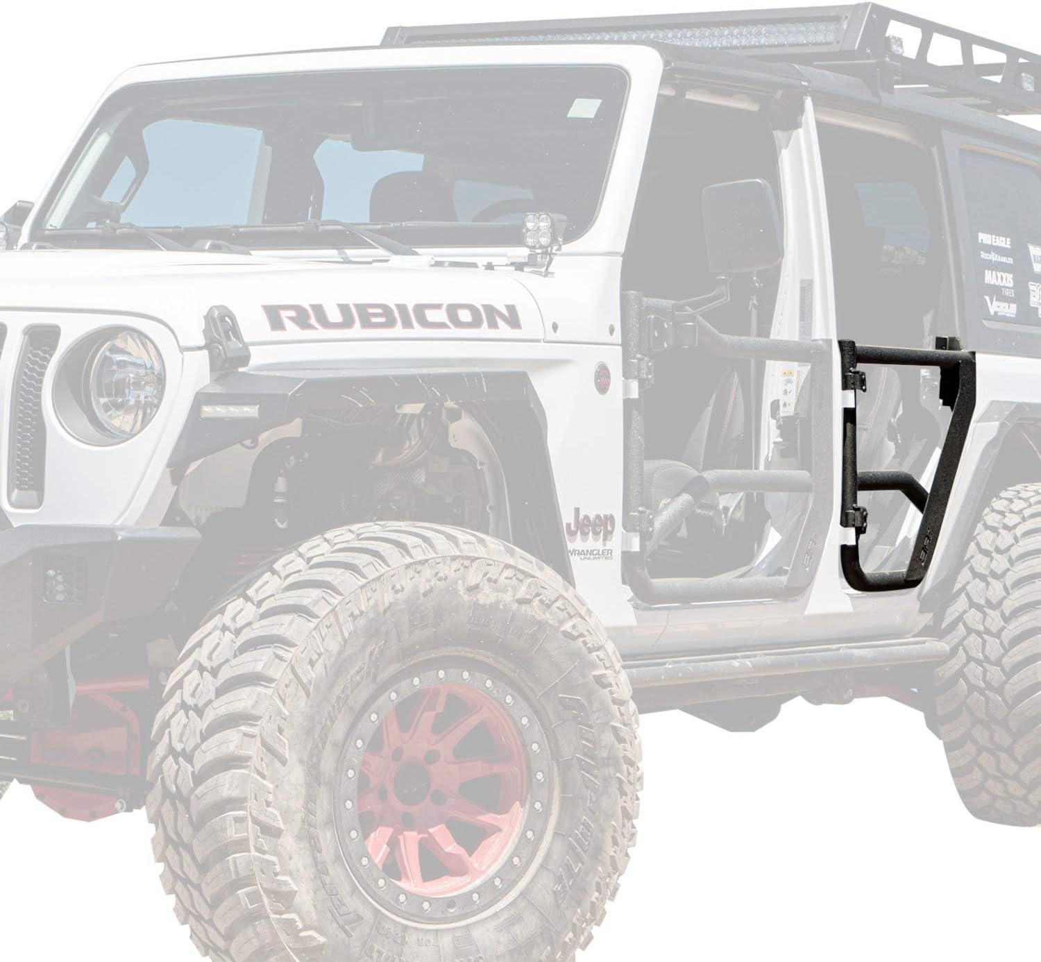 Body Armor JL-6155 2018-2021 Wrangler Jl Tube Doors Rear, Pair