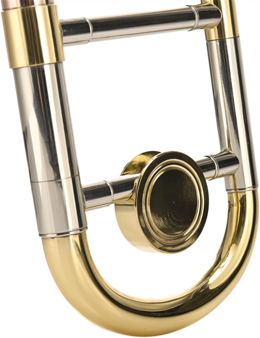 TSTS Bb Tune Tenor Trombone Phosphorus Copper Gold Lacquer Musical Instrument Beginner Trombone