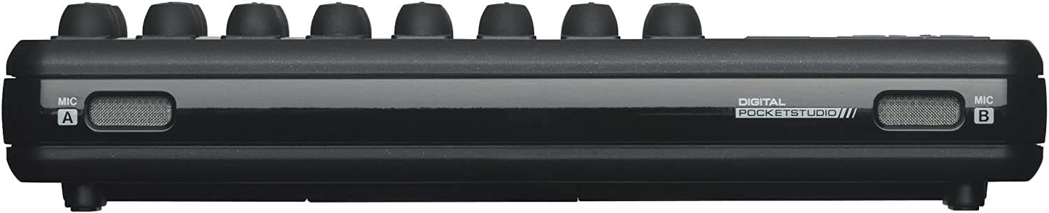 Tascam DP-008EX 8-Track Digital Pocketstudio Multi-Track Audio Recorder with Pro Headphone and Pair of EMB XLR Cables and Gravity Magnet Phone Holder Bundle