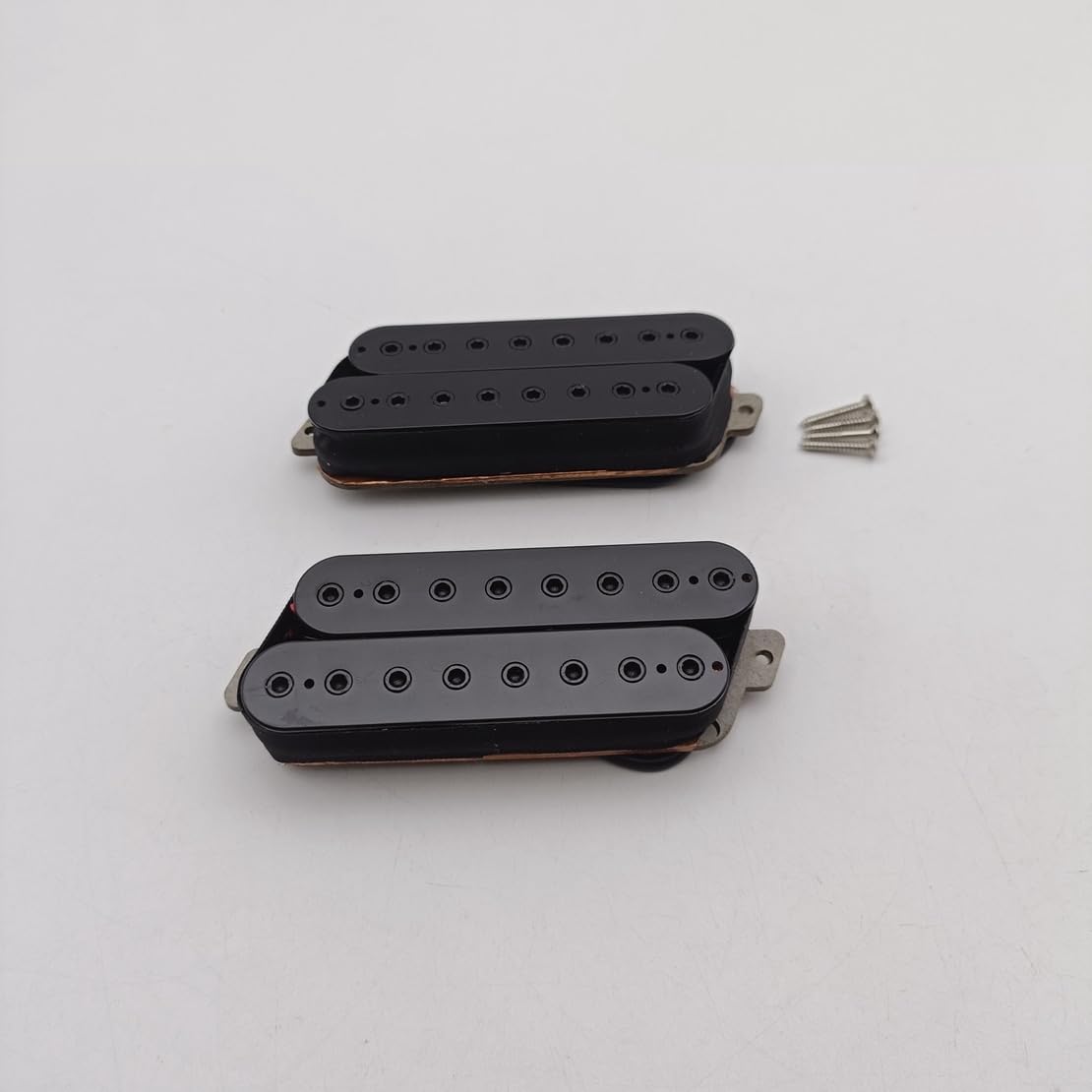 Fanned Fret Guitar Pickup with Alnico 5 Magnet Humbucker Double Coil Pickups Replacement Parts for 7/8 String Electric Guitar (8 string)