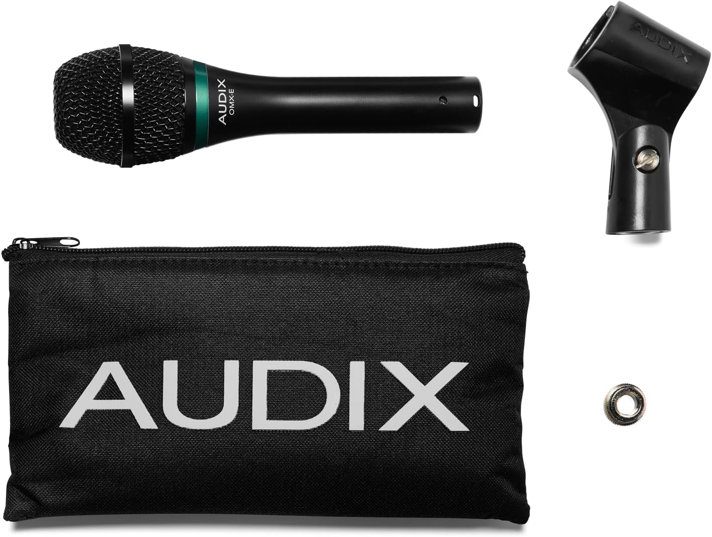 AUDIX OMX-E Dynamic Cardioid Vocal Microphone - Black- High-Performance Sound, Ideal for Stage and Studio Use