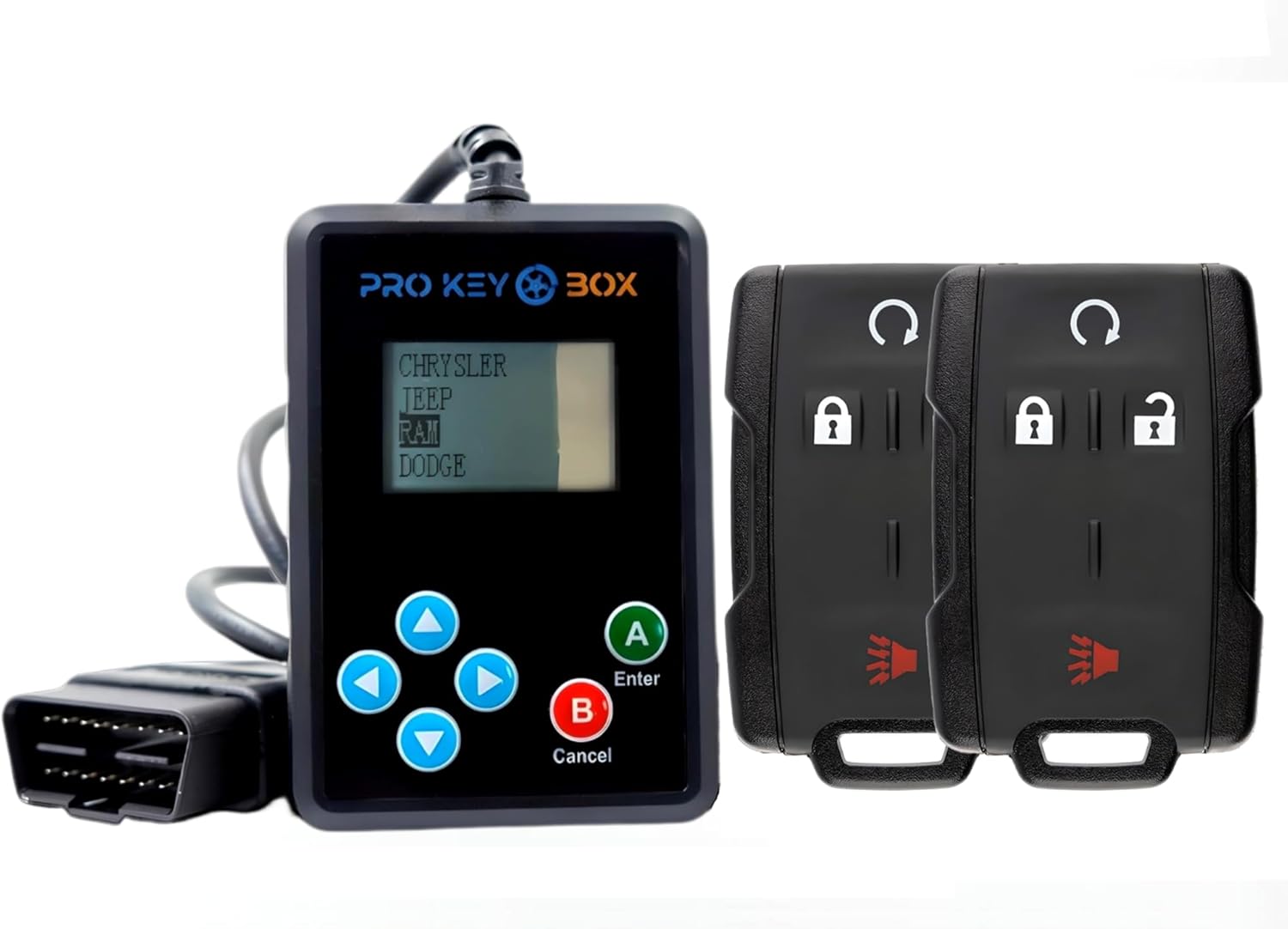 2 New Replacement Remote & Programmer Compatible with & Fit for Select GMC Chevrolet Vehicles - MPN M3N-32337100-PKB-06