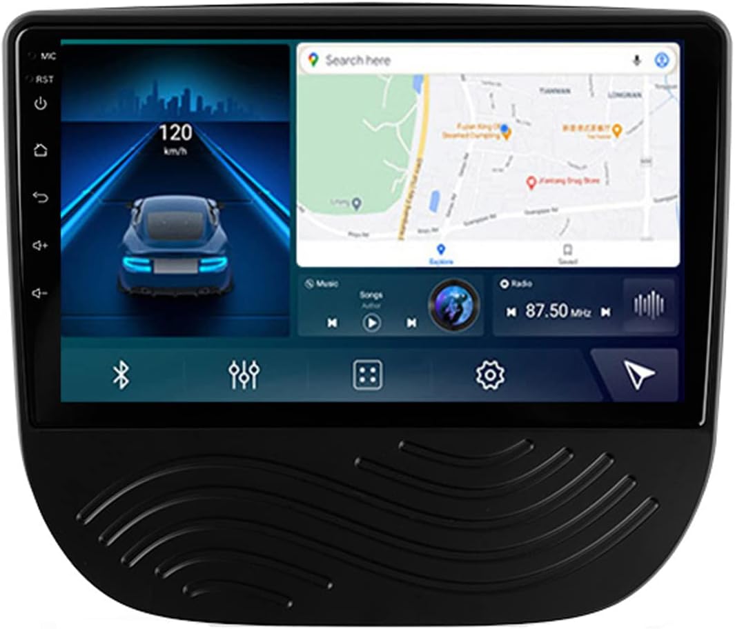 9 Inch Double Din Car Stereo with Carplay and Android Auto, Bluetooth 5.0 Car Stereo with Backup Camera and 16-Band EQ, for Chevrolet Malibu 9 2015-2020 with SWC/USB/RDS/FM