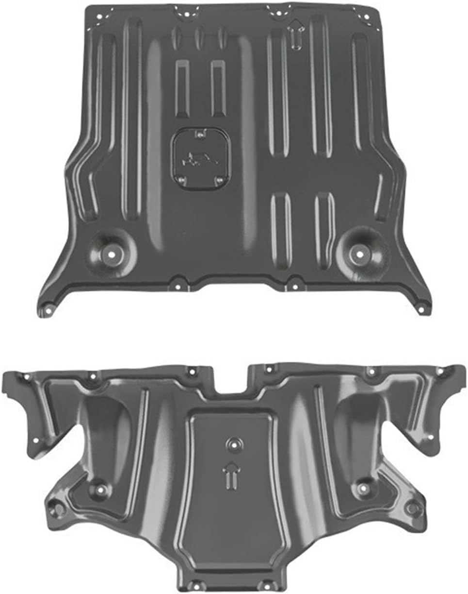 Car Chassis Armor Soundproof Cotton Compatible For Tesla Model 3 Engine Guards Manganese Steel Engine Protection Device Model3 Accessories(Alloy)