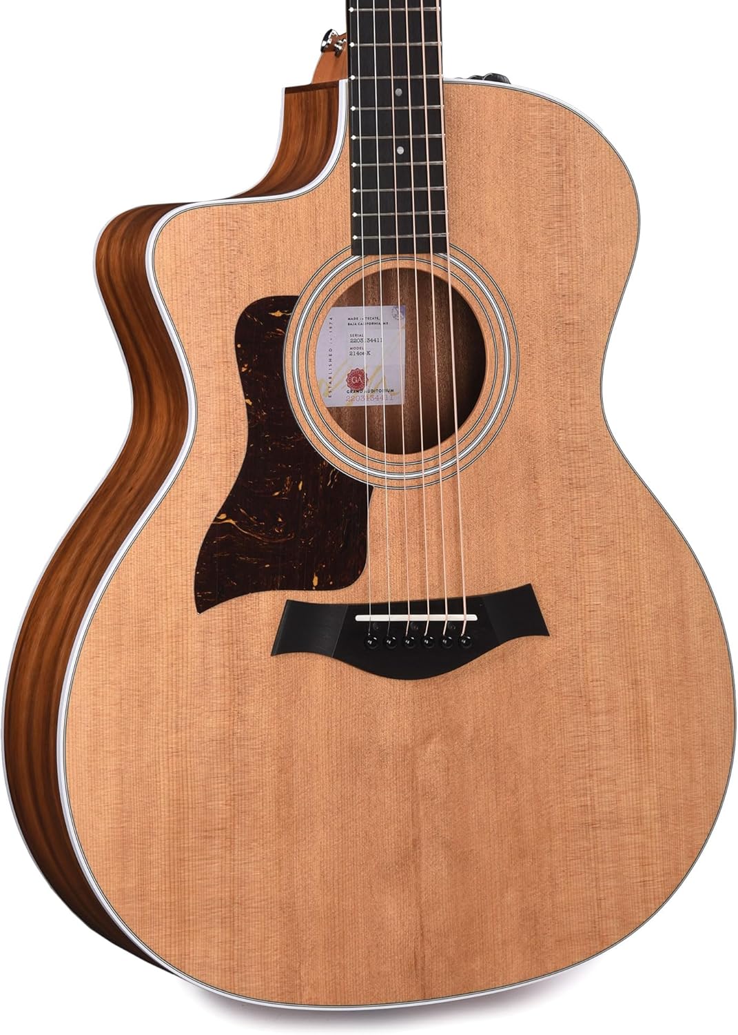 Taylor 214ce-K LEFTY Grand Auditorium Sitka/Koa Natural ES2 w/Gig Bag