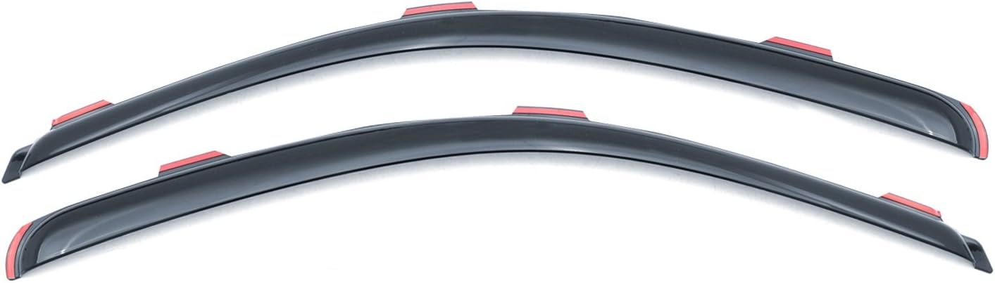 Lund 182607 Ventvisor Elite Side Window Defectors, 2-Piece Set for 2002-2008 Dodge Ram 1500; 2003-2009 Ram 2500, 3500 | Fits Standard Cab