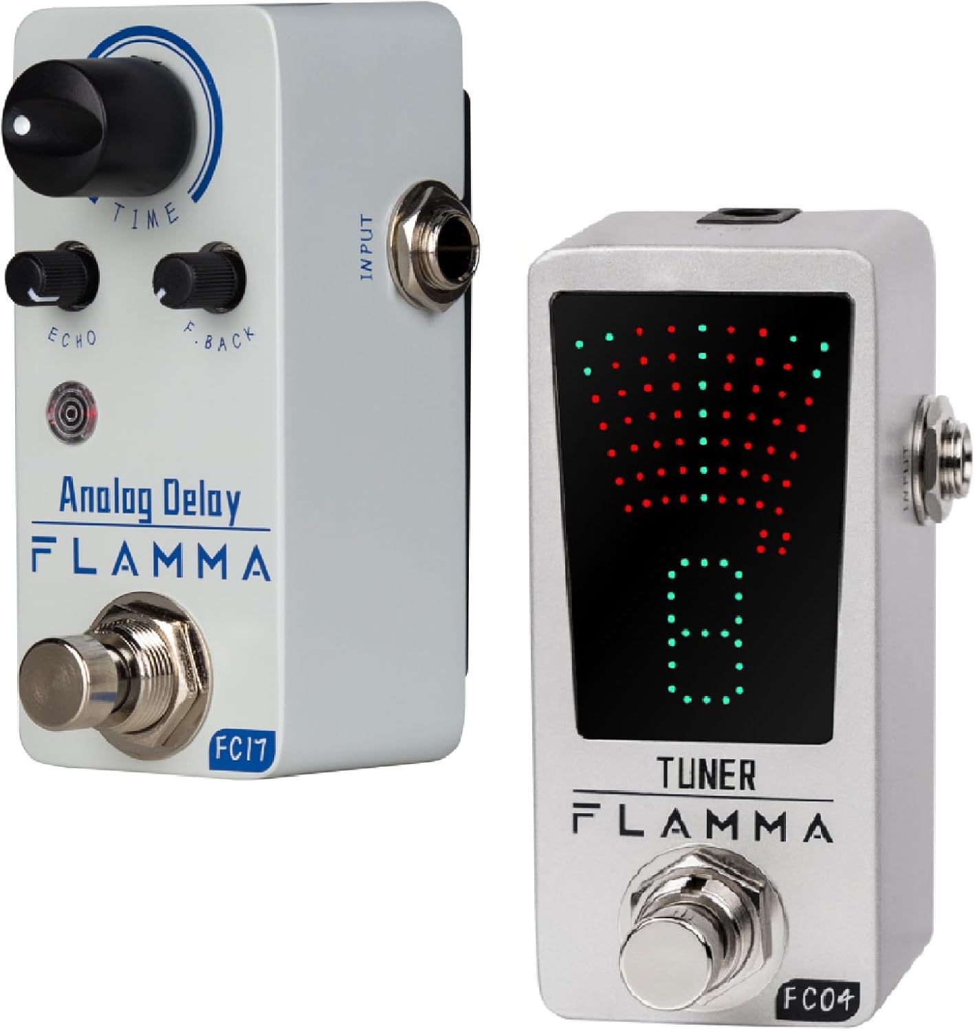 FLAMMA FC17 Delay Pedal and FC04 Tuner Pedal