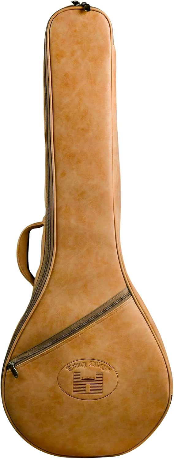 Trinity College TM-375 Standard Irish Bouzouki with Gig Bag – Natural Top – Bright, Fast, and Traditional Celtic Instrument for Beginners, Students, and Professionals