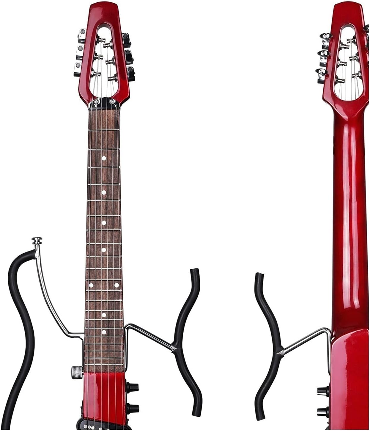 Unfinished Guitar Kit Travel Electric Guitar with Handbag Handmade ​Guitar Body